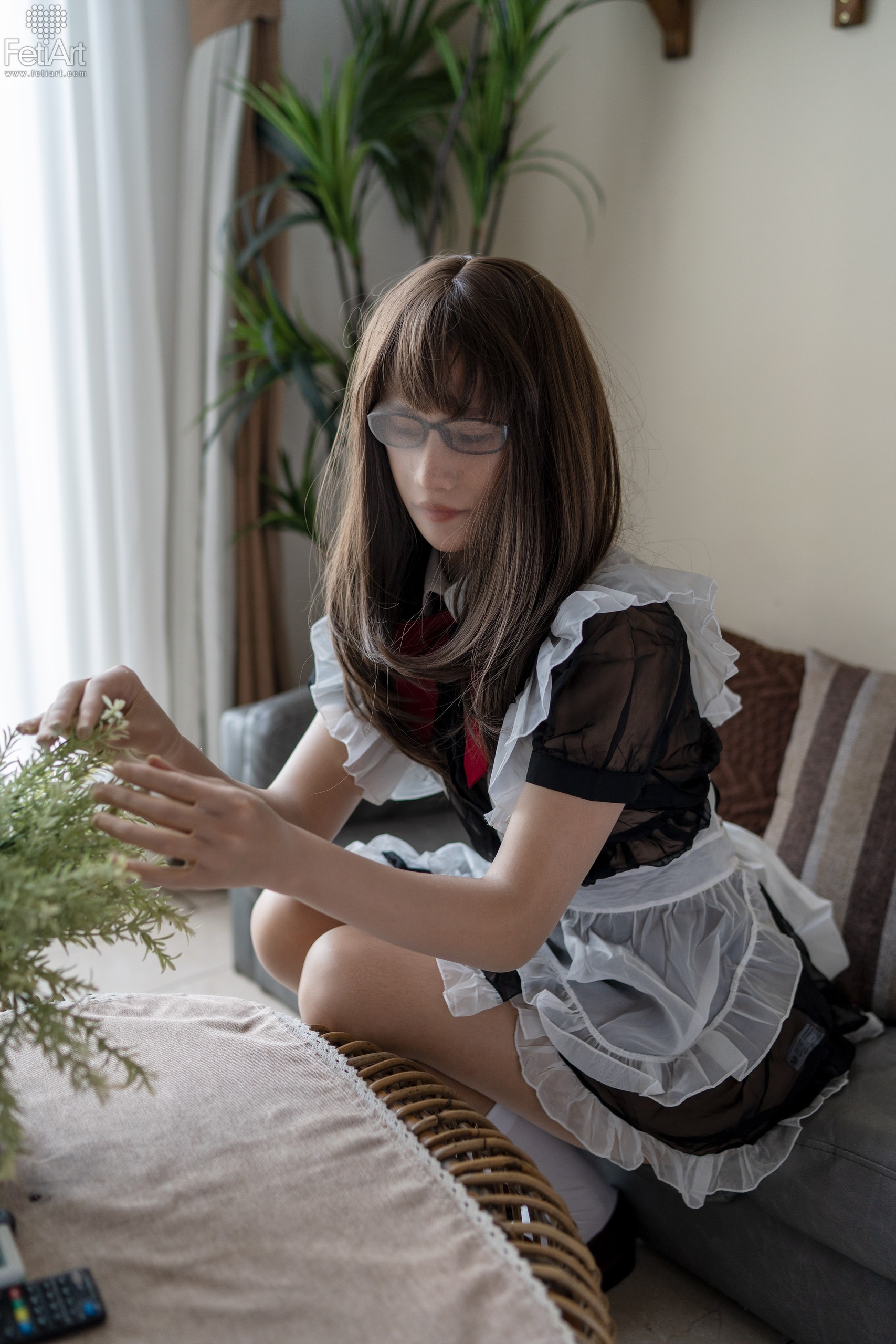 [FetiArt尚物集]NO.00048 Pantyhose Encasement Maid MODEL-Jasmine