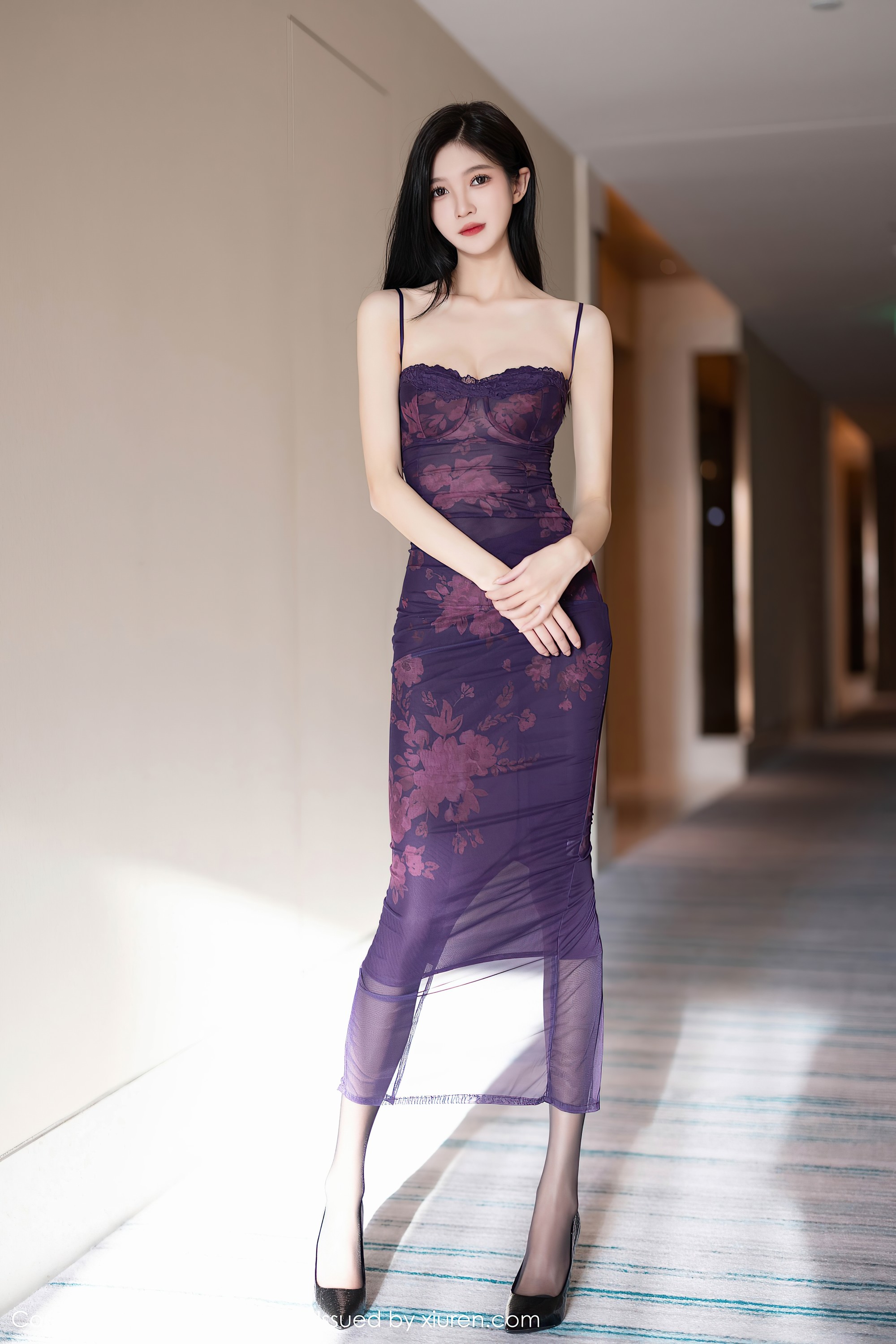 [XIAOYU语画界]2023.10.17 Vol.1128 程程程- 紫色吊带长裙