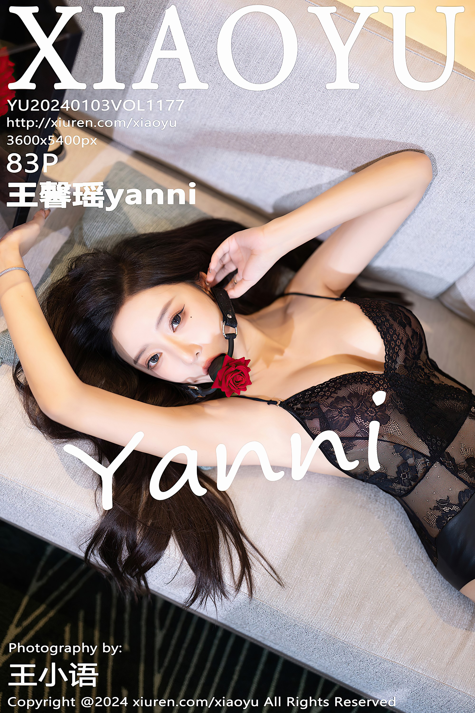 [XIAOYU语画界]2024.01.03 Vol.1177 王馨瑶yanni 黑色情趣
